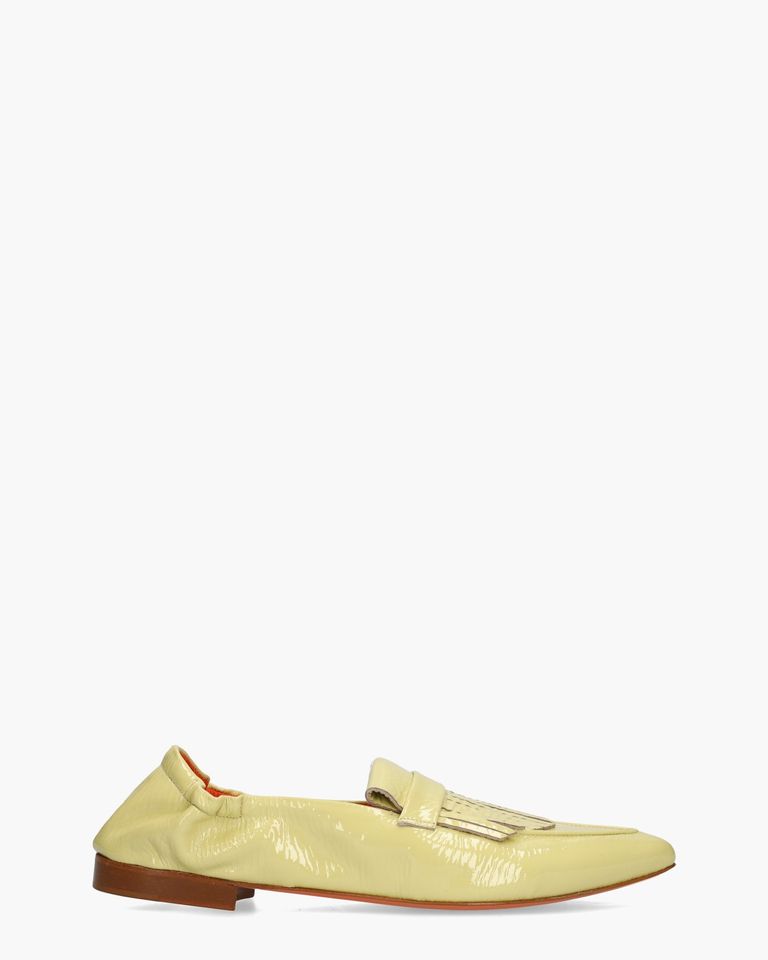 Wedge 1G Lichtgeel Damesloafers