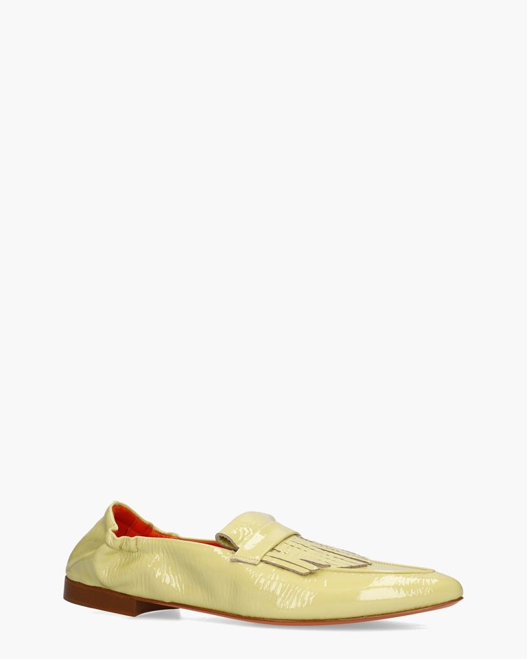 Wedge 1G Lichtgeel Damesloafers