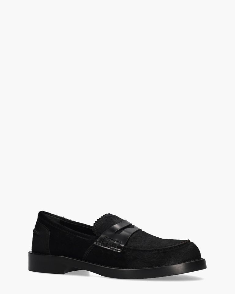 Pretty Zwart Damesloafers