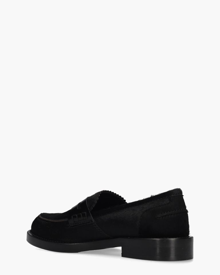 Pretty Zwart Damesloafers