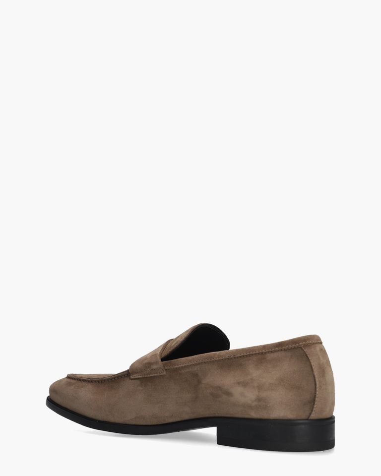 50504 Taupe Herenloafers