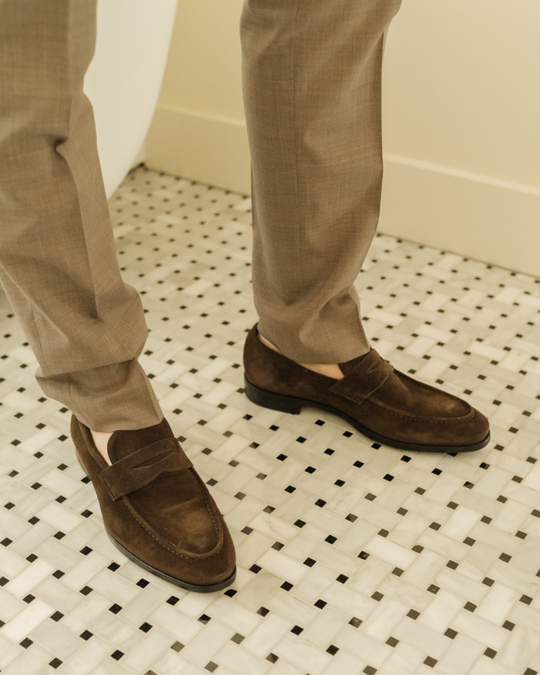 50504 Donkerbruin Herenloafers
