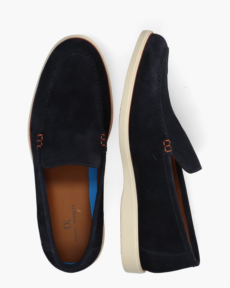 Tino Donkerblauw Herenloafers