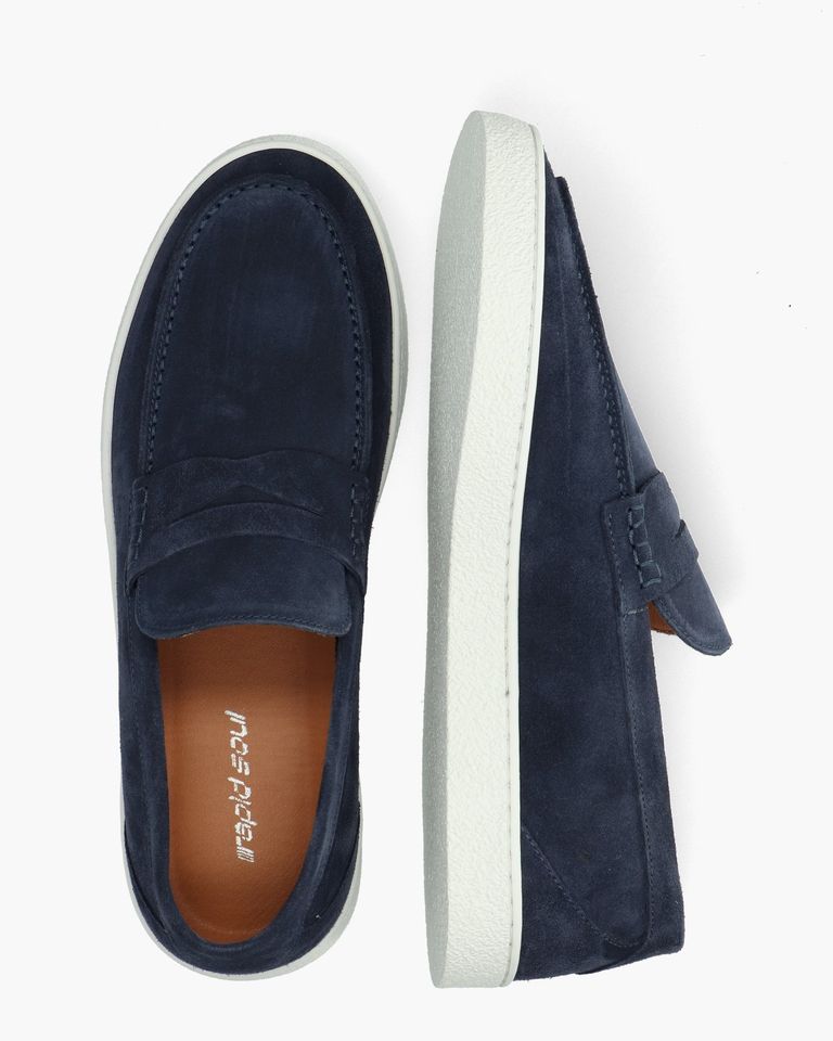 Zyan Donkerblauw Herenloafers