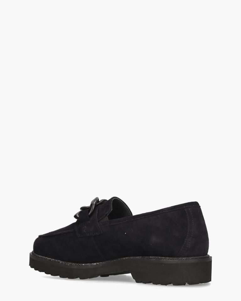 69532 Donkerblauw Damesloafers