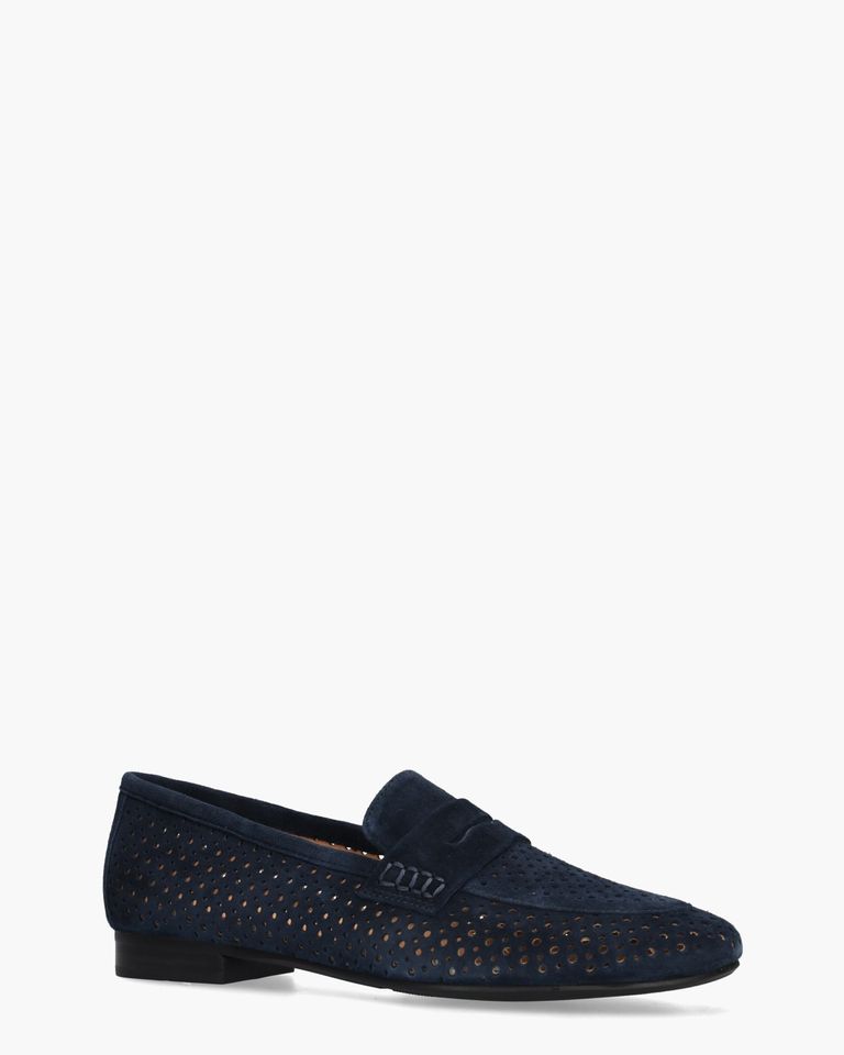 Toska Donkerblauw Damesloafers