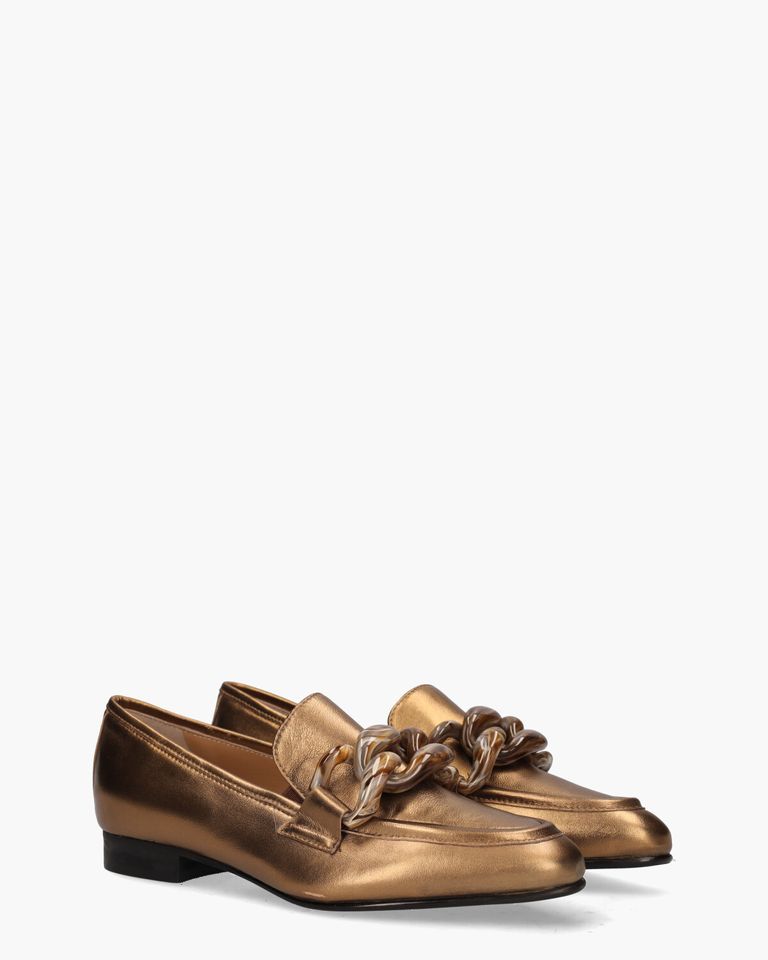 21I095A Brons Damesloafers