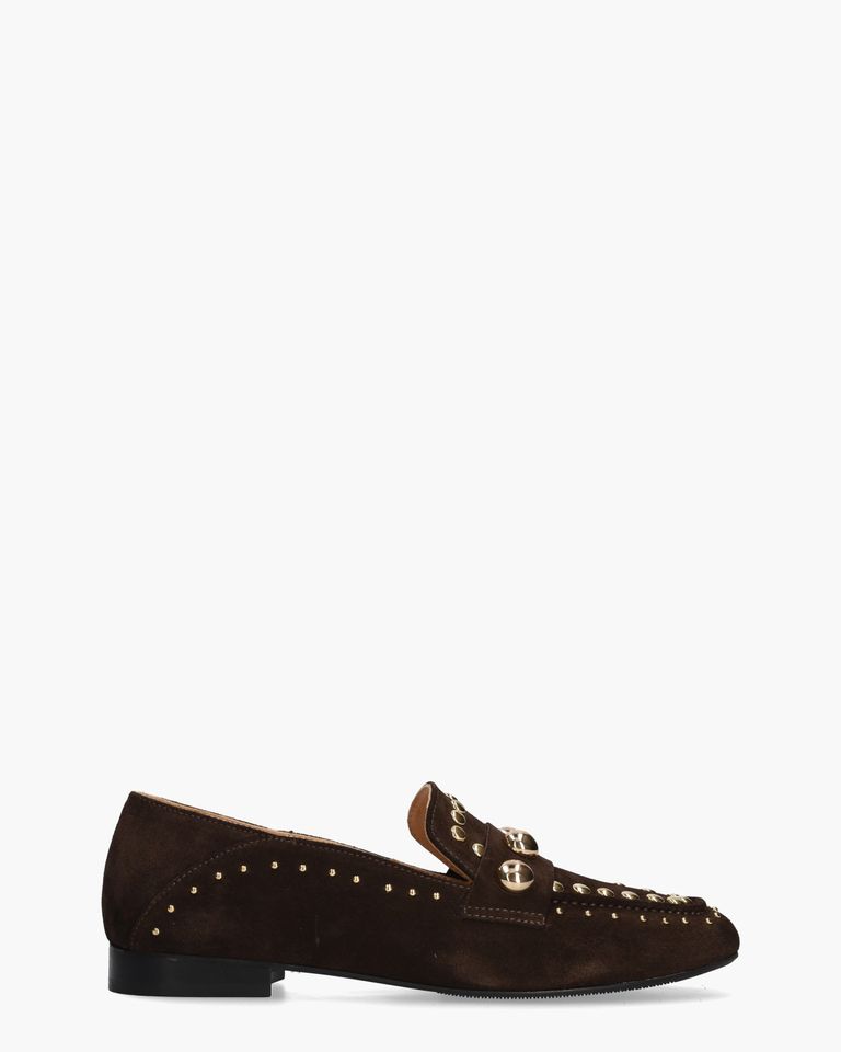 Aimee Donkerbruin Damesloafers