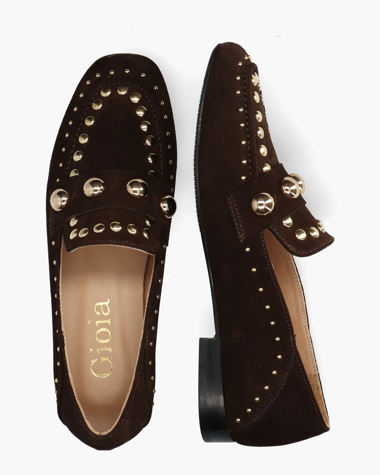 Aimee Donkerbruin Damesloafers