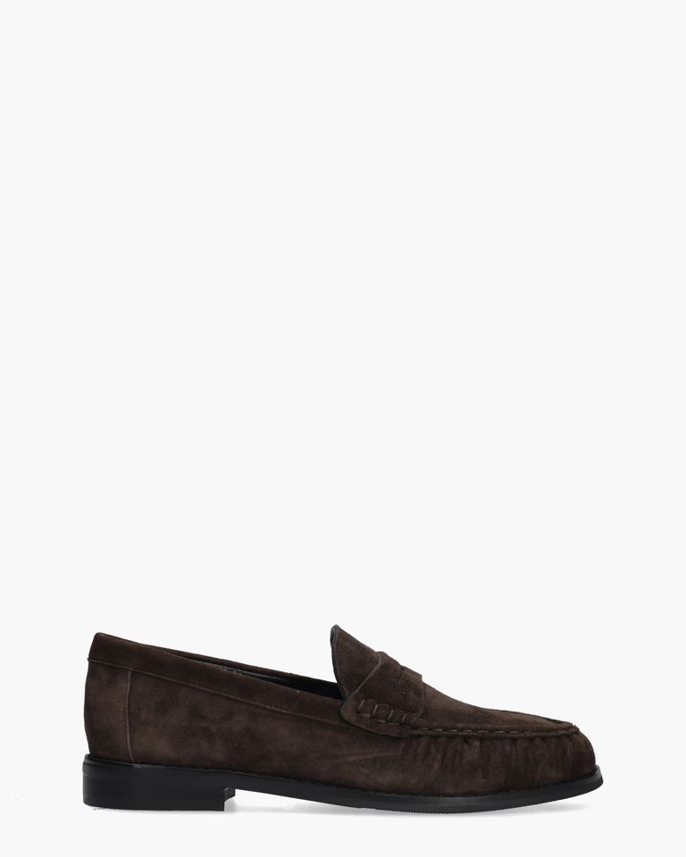 Delizia Donkerbruin Damesloafers