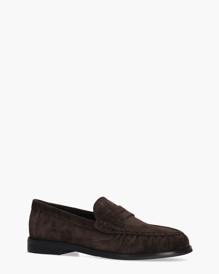 Delizia Donkerbruin Damesloafers