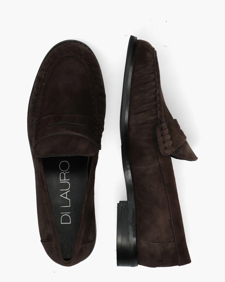 Delizia Donkerbruin Damesloafers