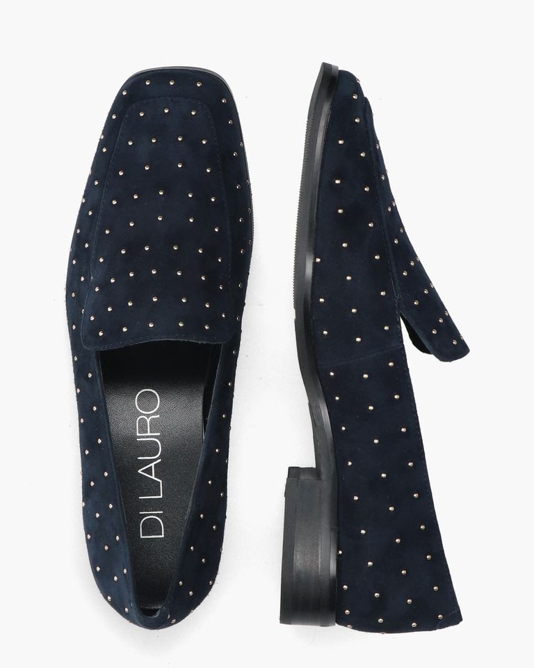 Cesara Donkerblauw Damesloafers