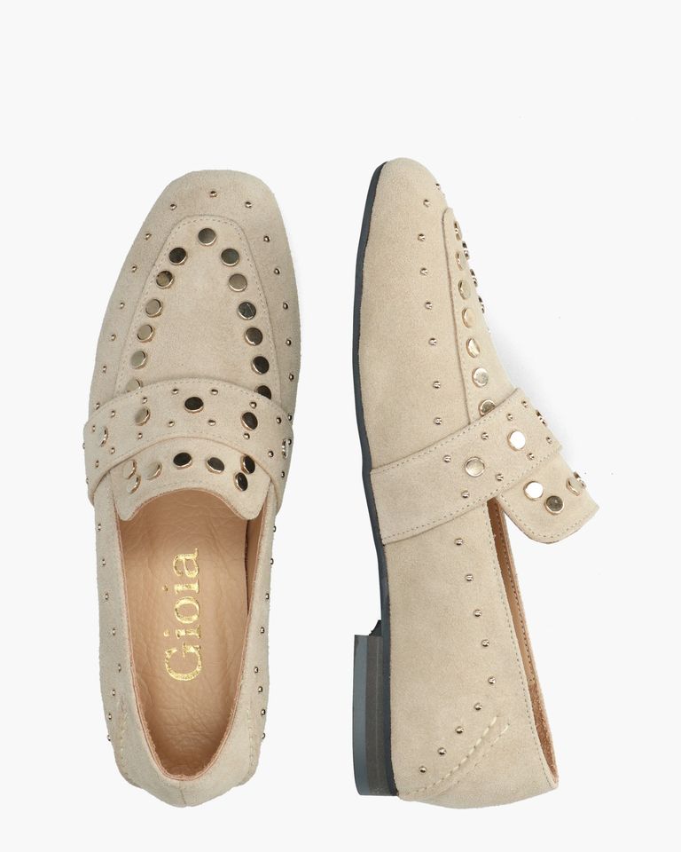 Zonne Lichtbeige Damesloafers