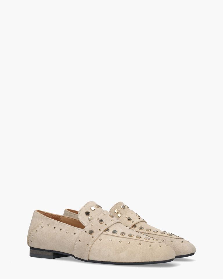 Zonne Lichtbeige Damesloafers