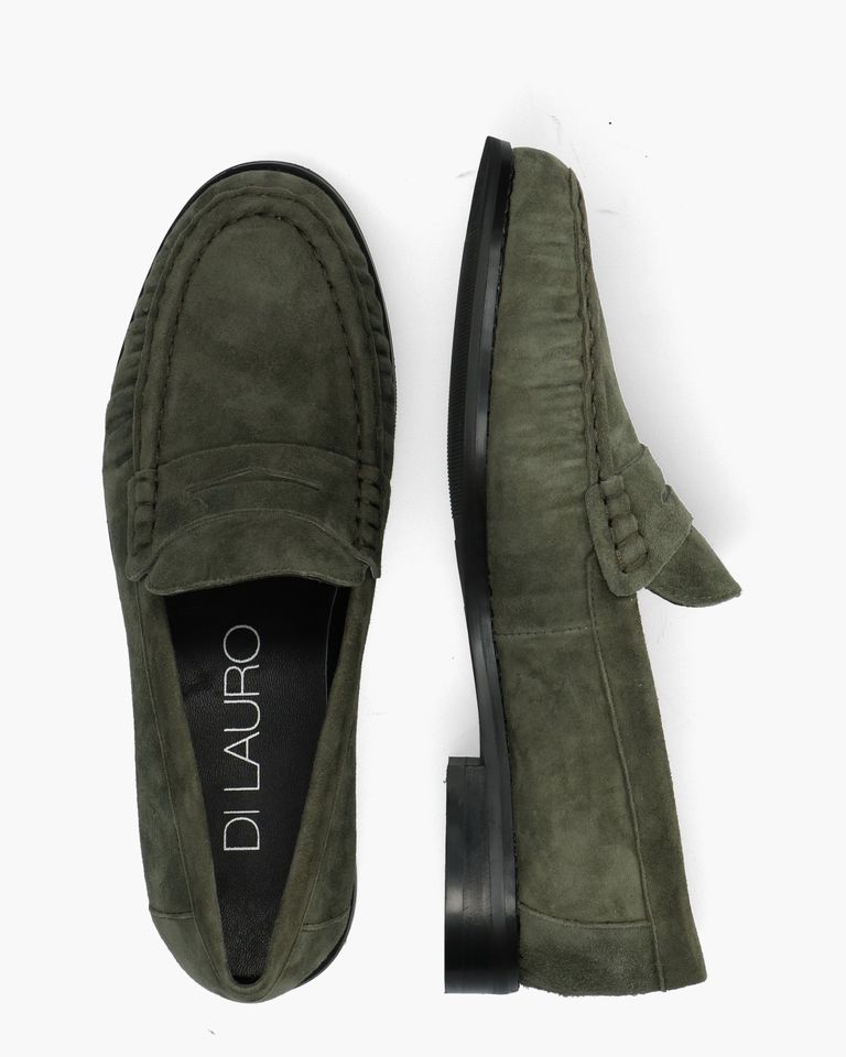 Delizia Groen Damesloafers