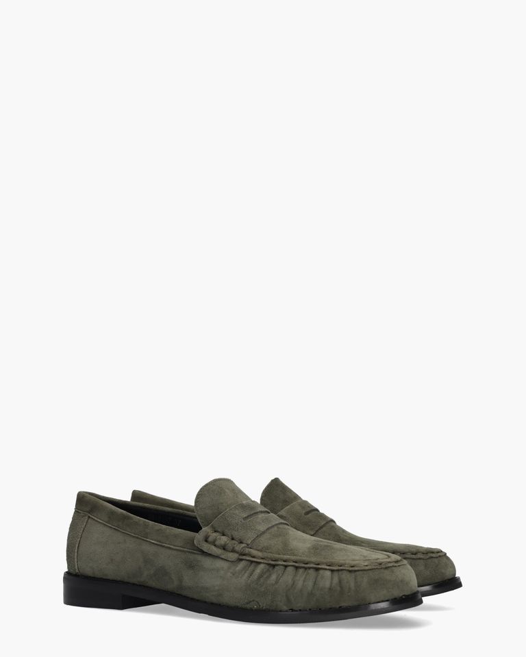 Delizia Groen Damesloafers