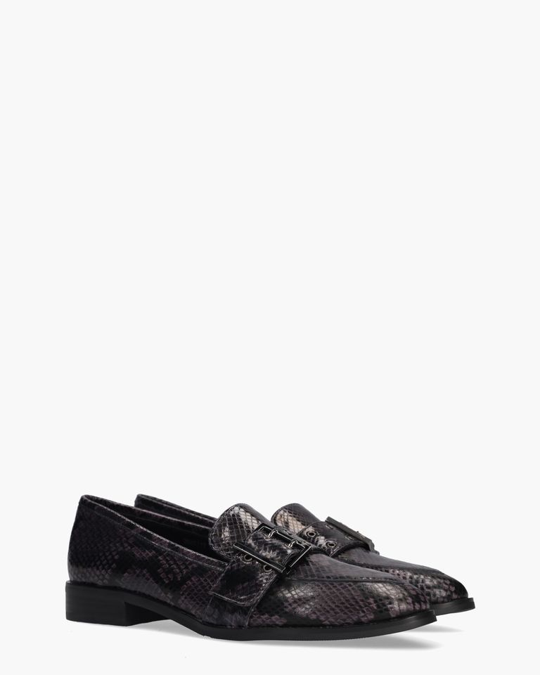 Drusiana Paars/Zwart Damesloafers