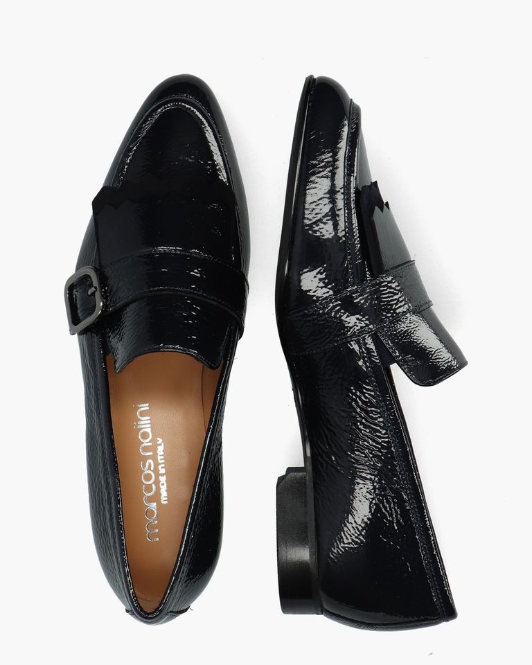 26I028 Donkerblauw Damesloafers