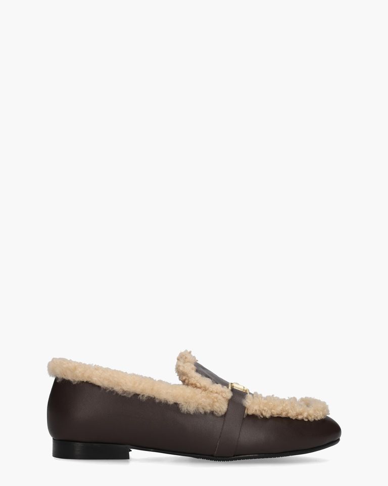 Loki Donkerbruin Damesloafers