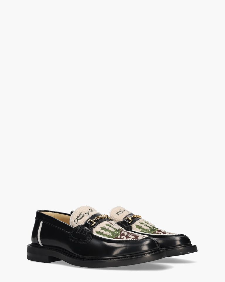 Loafer Chess Zwart Herenloafers