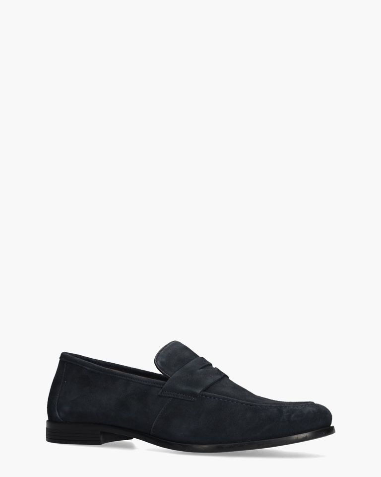 Wout Donkerblauw Herenloafers