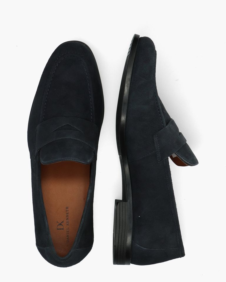 Wout Donkerblauw Herenloafers