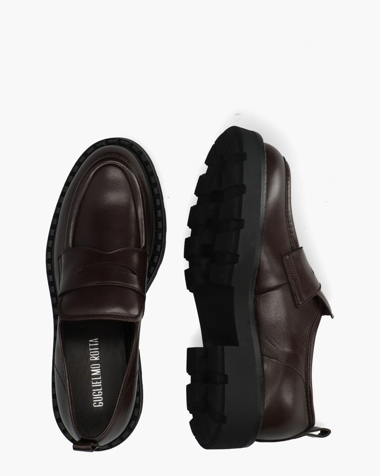 Wallace Donkerbruin Damesloafers
