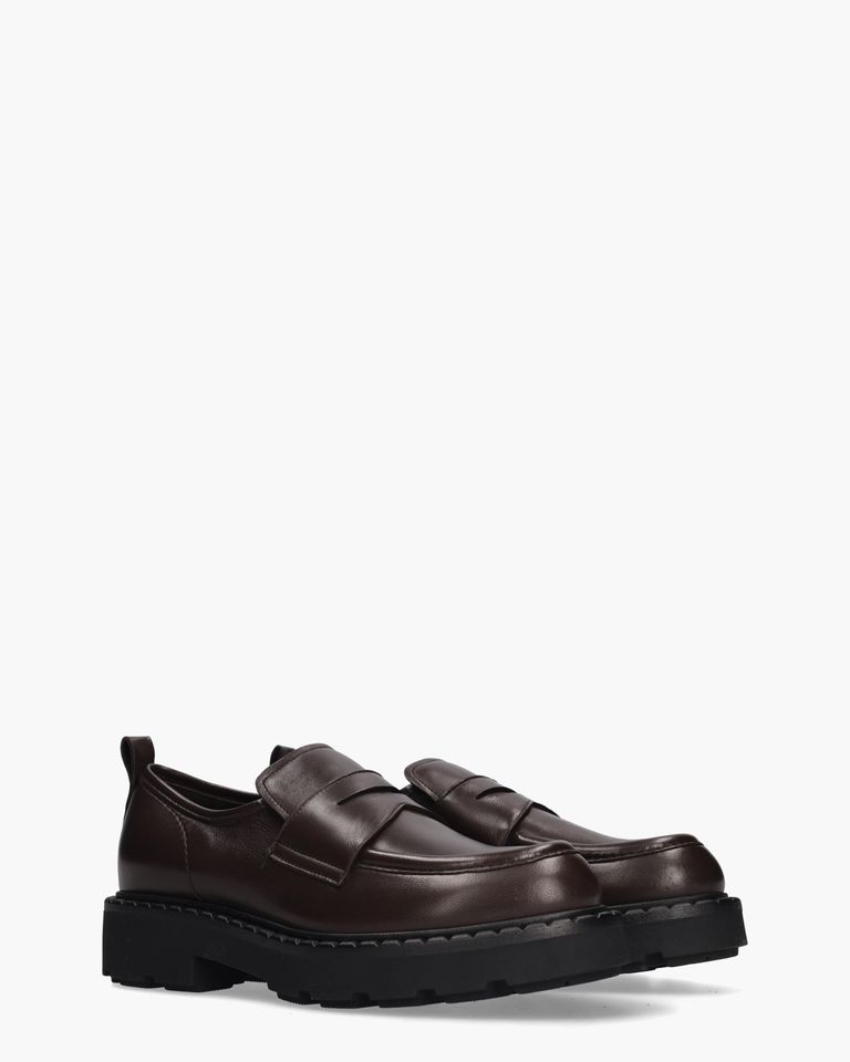 Wallace Donkerbruin Damesloafers