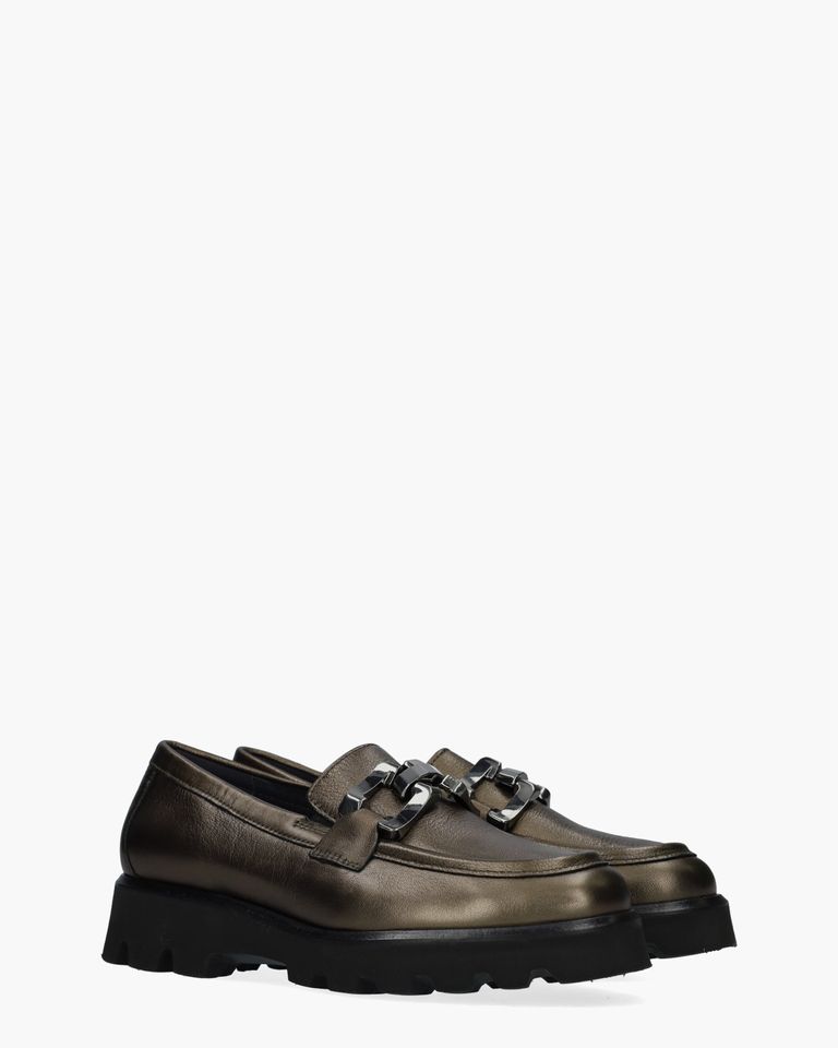 41347 Brons Damesloafers