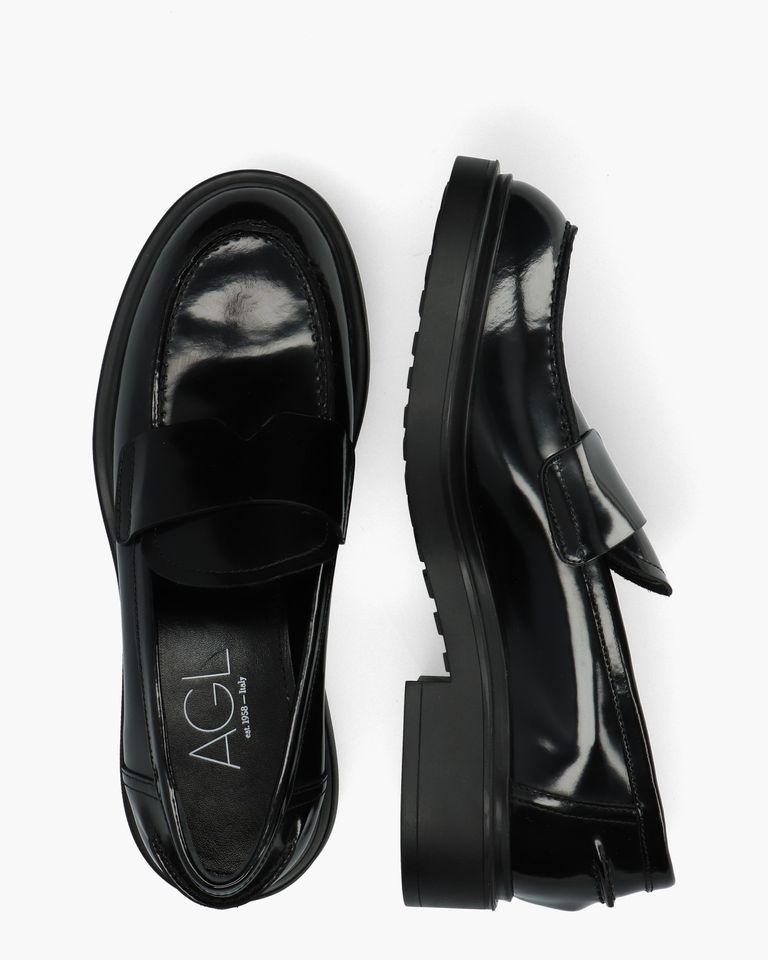 Loren College Zwart Damesloafers
