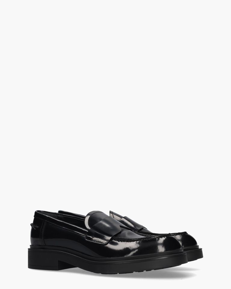 Loren College Zwart Damesloafers