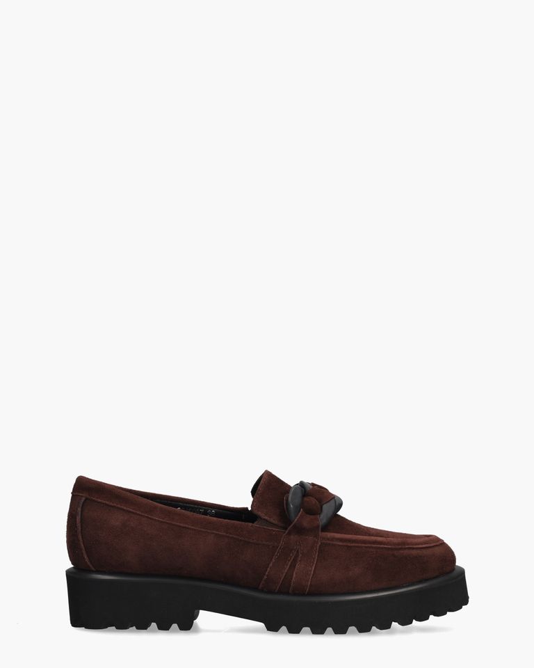 Celestina Donkerbruin Damesloafers