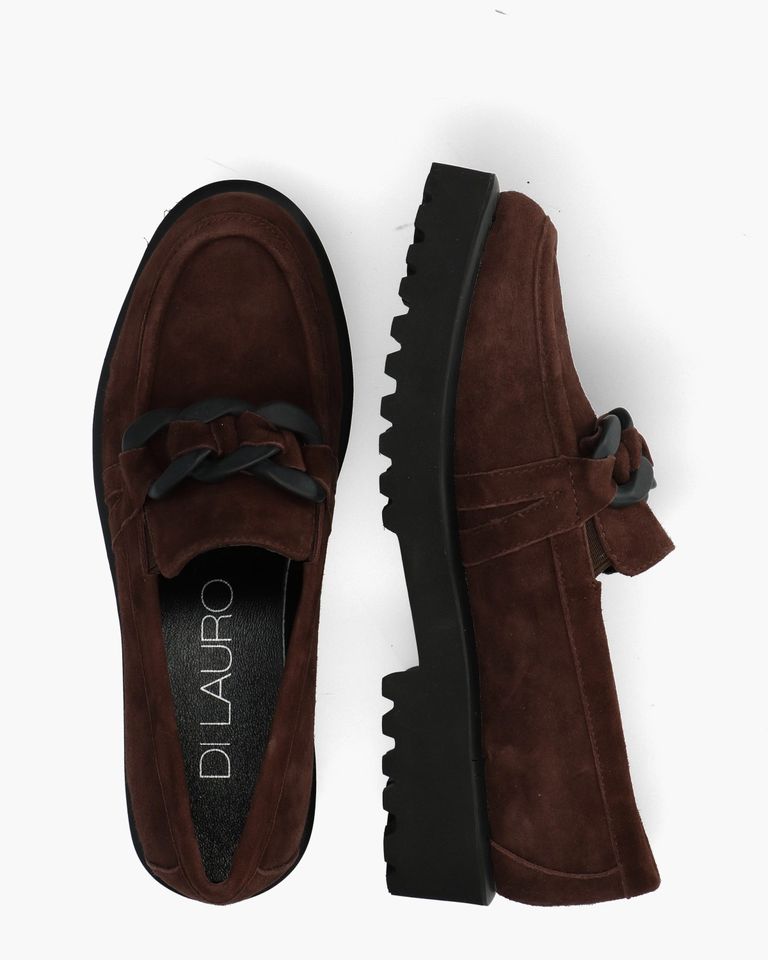 Celestina Donkerbruin Damesloafers