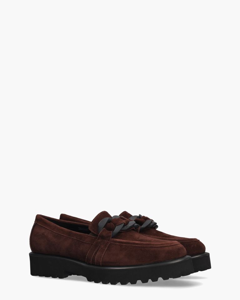 Celestina Donkerbruin Damesloafers