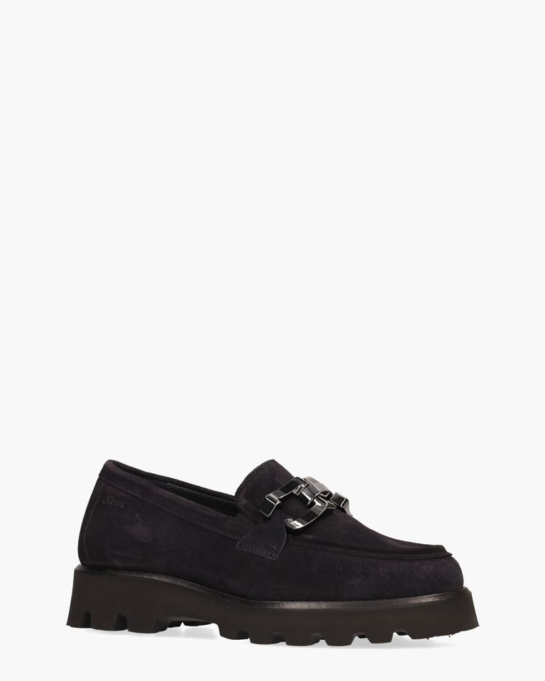 41343 Donkerblauw Damesloafers 
