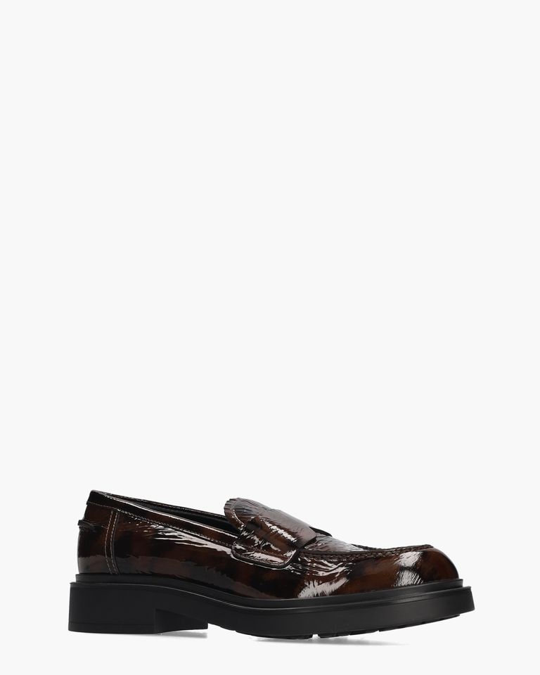 Loren College Donkerbruin Damesloafers