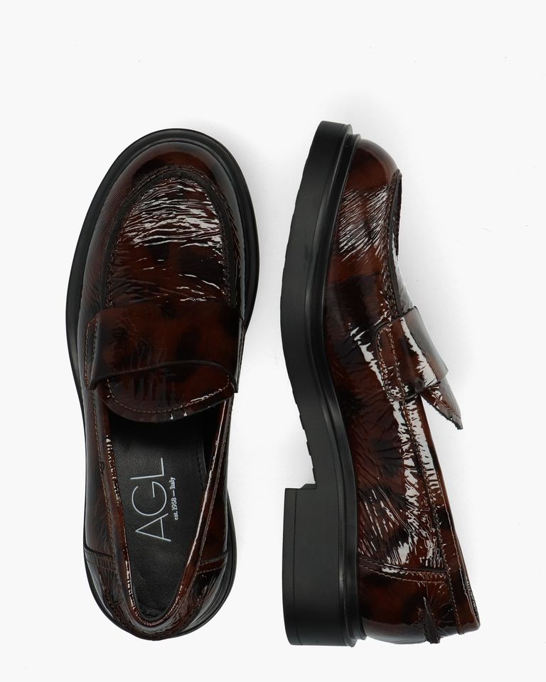 Loren College Donkerbruin Damesloafers