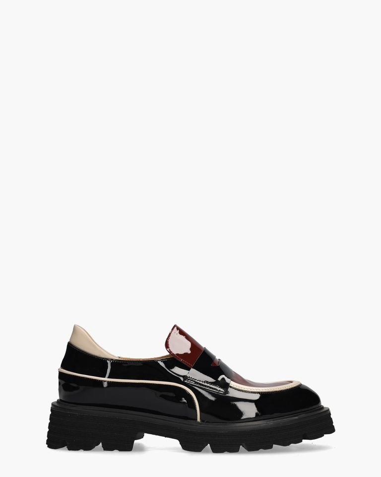 Aily Zwart/Multi Damesloafers