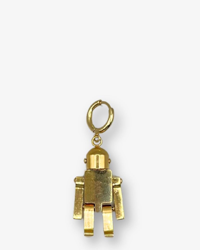 Robot Pendant Goud Bedeltje