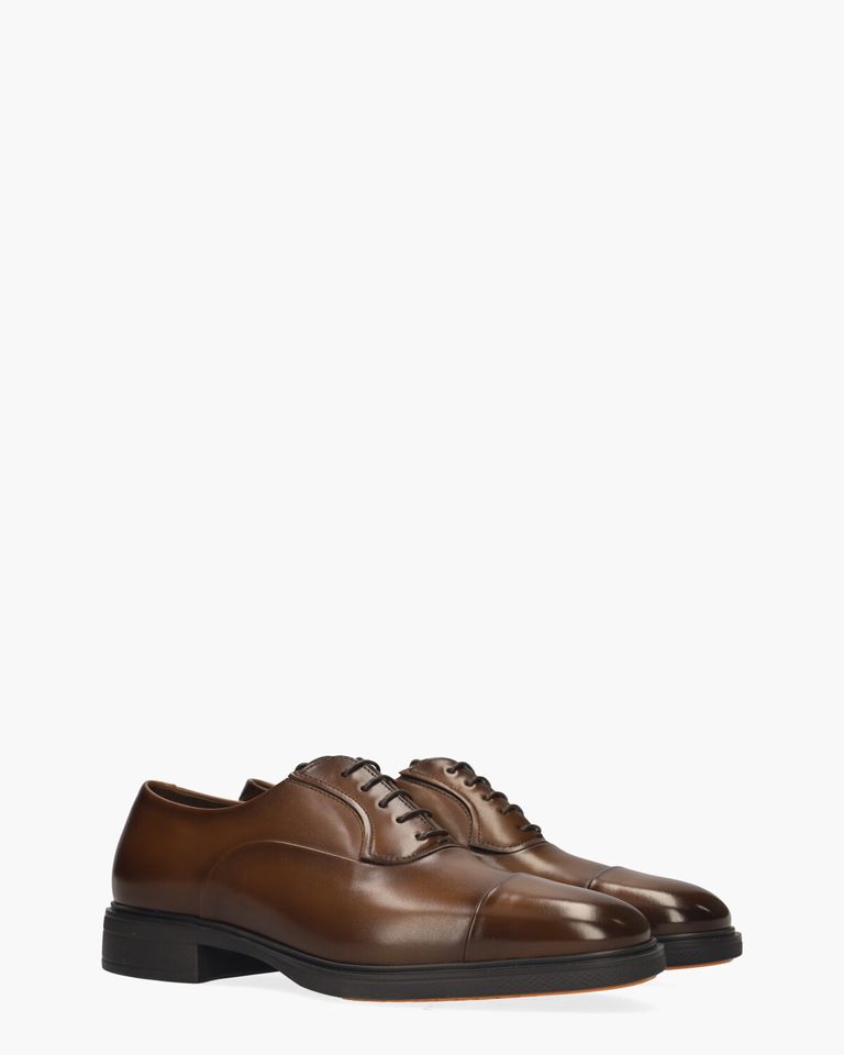 18957 Donkerbruin Heren Veterschoenen