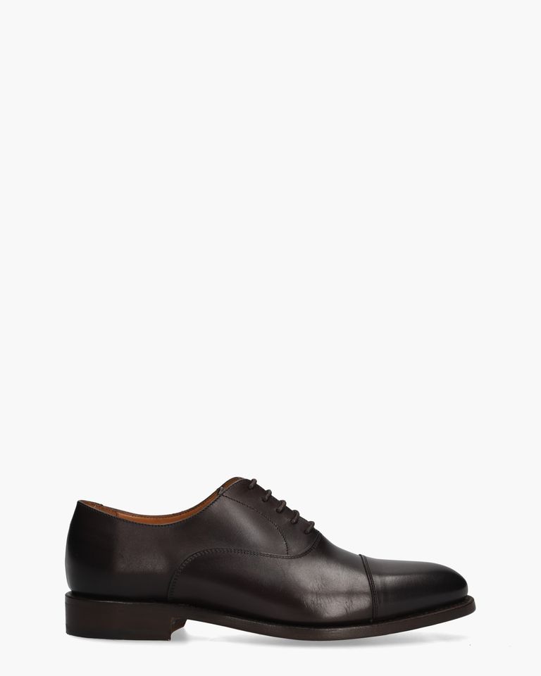 3010-K5 Donkerbruin Heren Veterschoenen