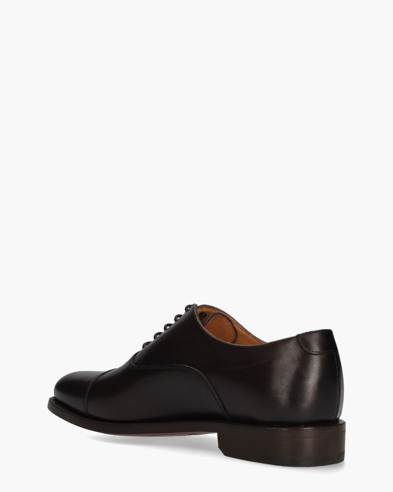3010-K5 Donkerbruin Heren Veterschoenen