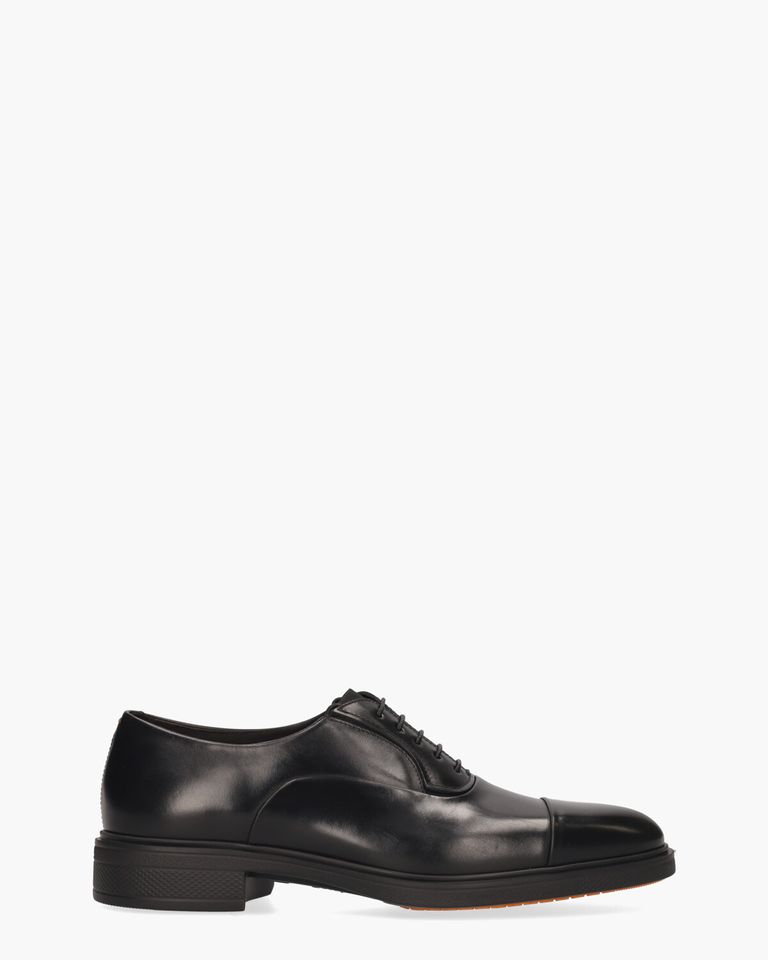 18957 Zwart Heren Veterschoenen