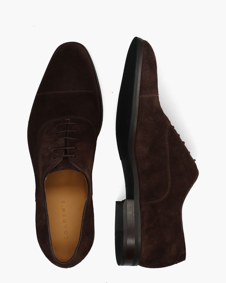 Mayfair Donkerbruin Heren Veterschoenen