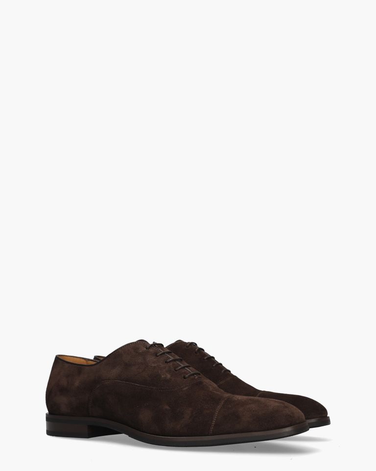 Mayfair Donkerbruin Heren Veterschoenen