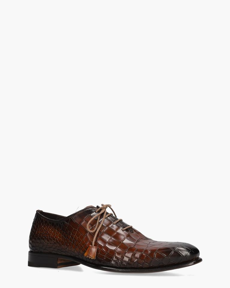 2000 Cognac Heren Veterschoenen