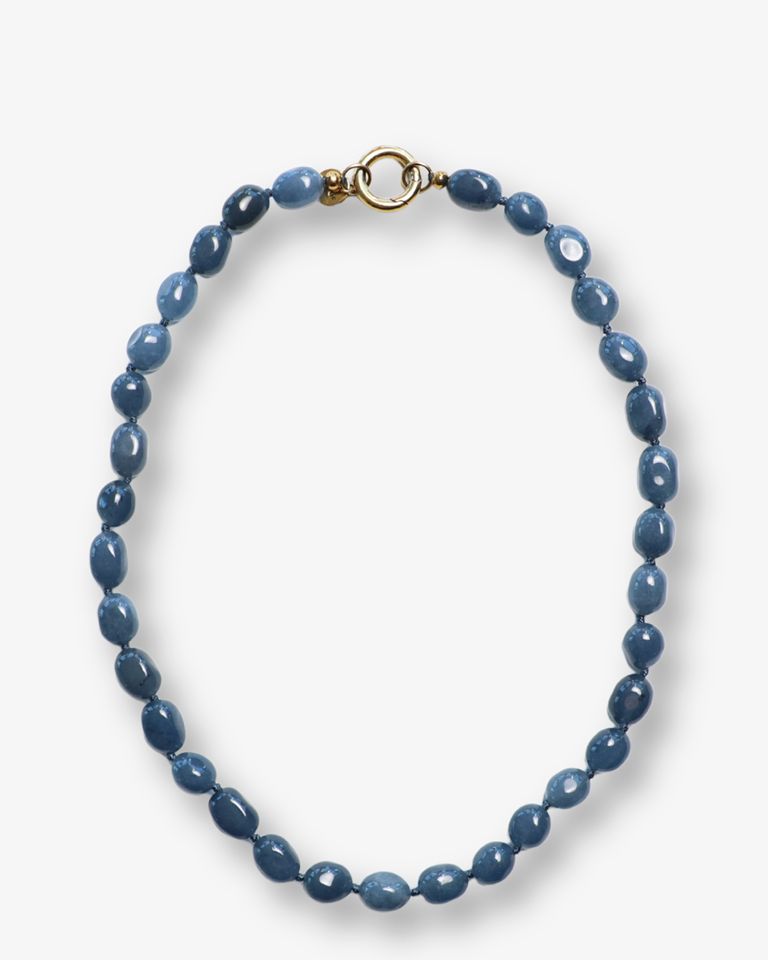 Bobby Blue Necklace Blauw Ketting