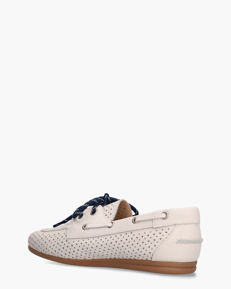 Zerrin Off-White Dames Veterschoenen