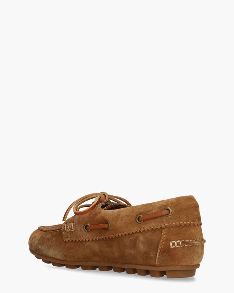 Olympia Cognac Dames Veterschoenen